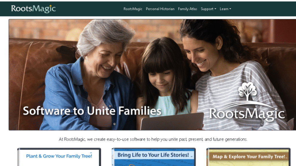 RootsMagic Genealogy Software.