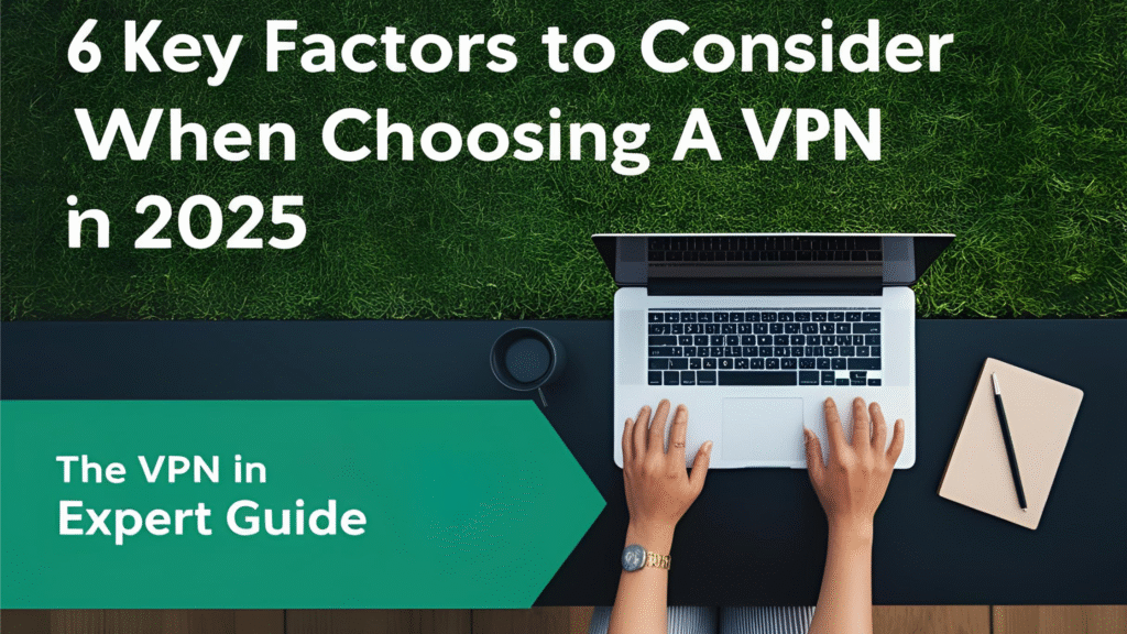 6 Key Factors to Consider When Choosing a VPN in 2025 (Expert Guide).