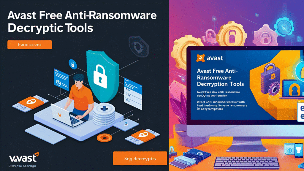 Avast free anti-ransomware Decryption tools.