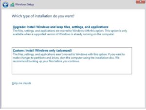 custom install