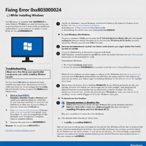 How to Fix “Error 0x80300024” While Installing Windows 