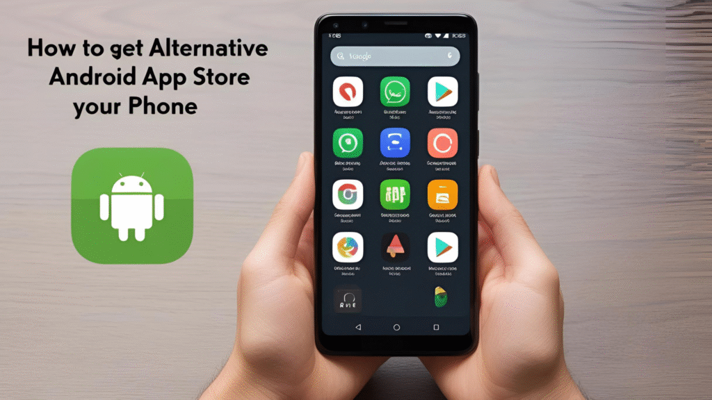 How to get an alternative Android app store on your phone.