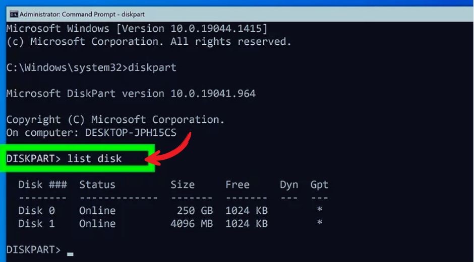 List Disk
