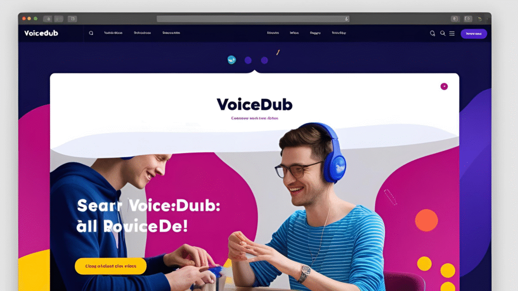  VoiceDub Website,