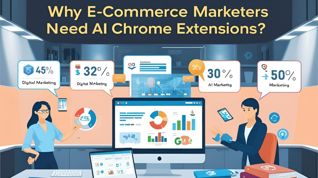 Why E-commerce Marketers Need AI Chrome Extensions