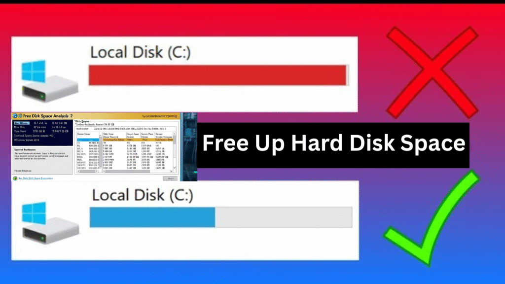 free hard disk Space