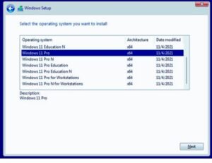 select window version