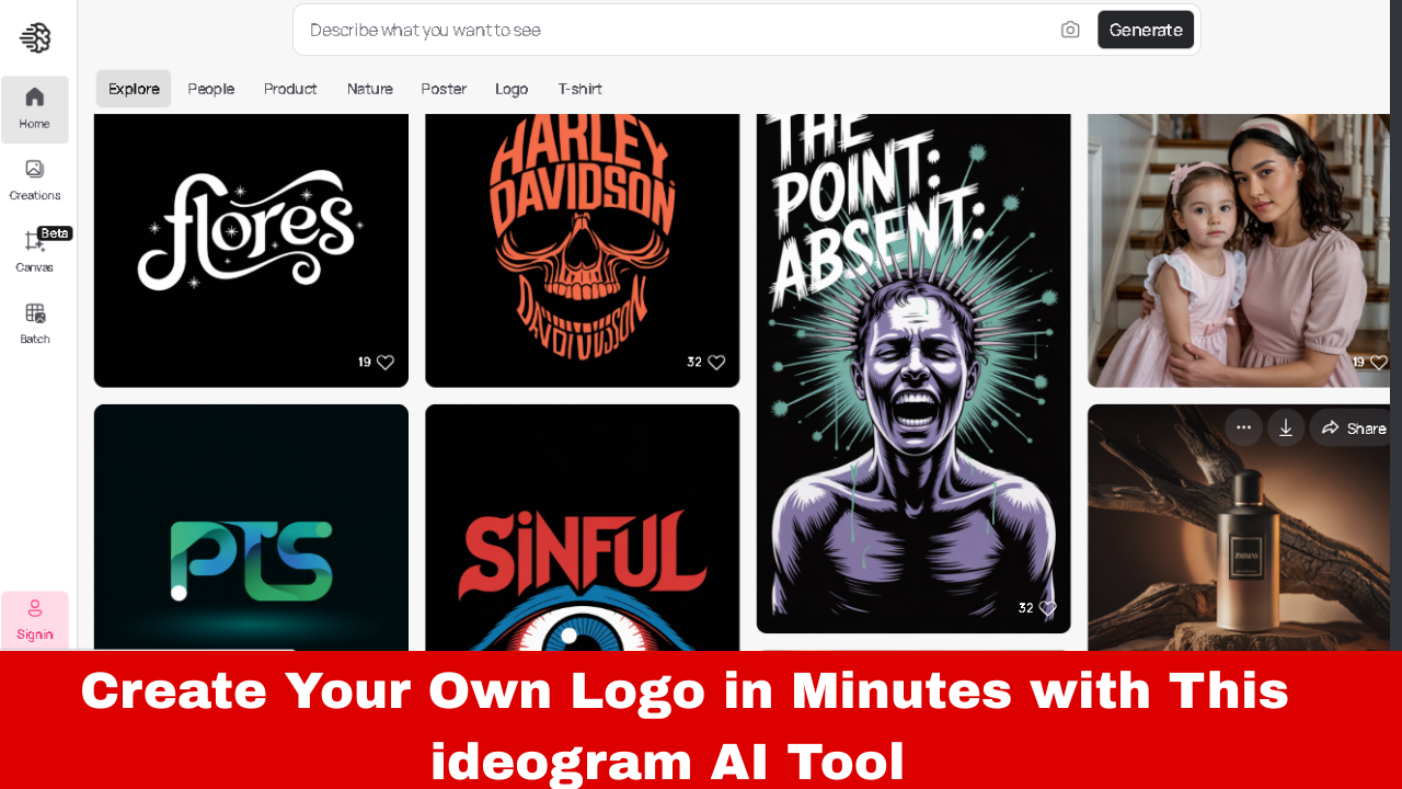 Create Your Own Logo in Minutes with This ideogram AI Tool.
