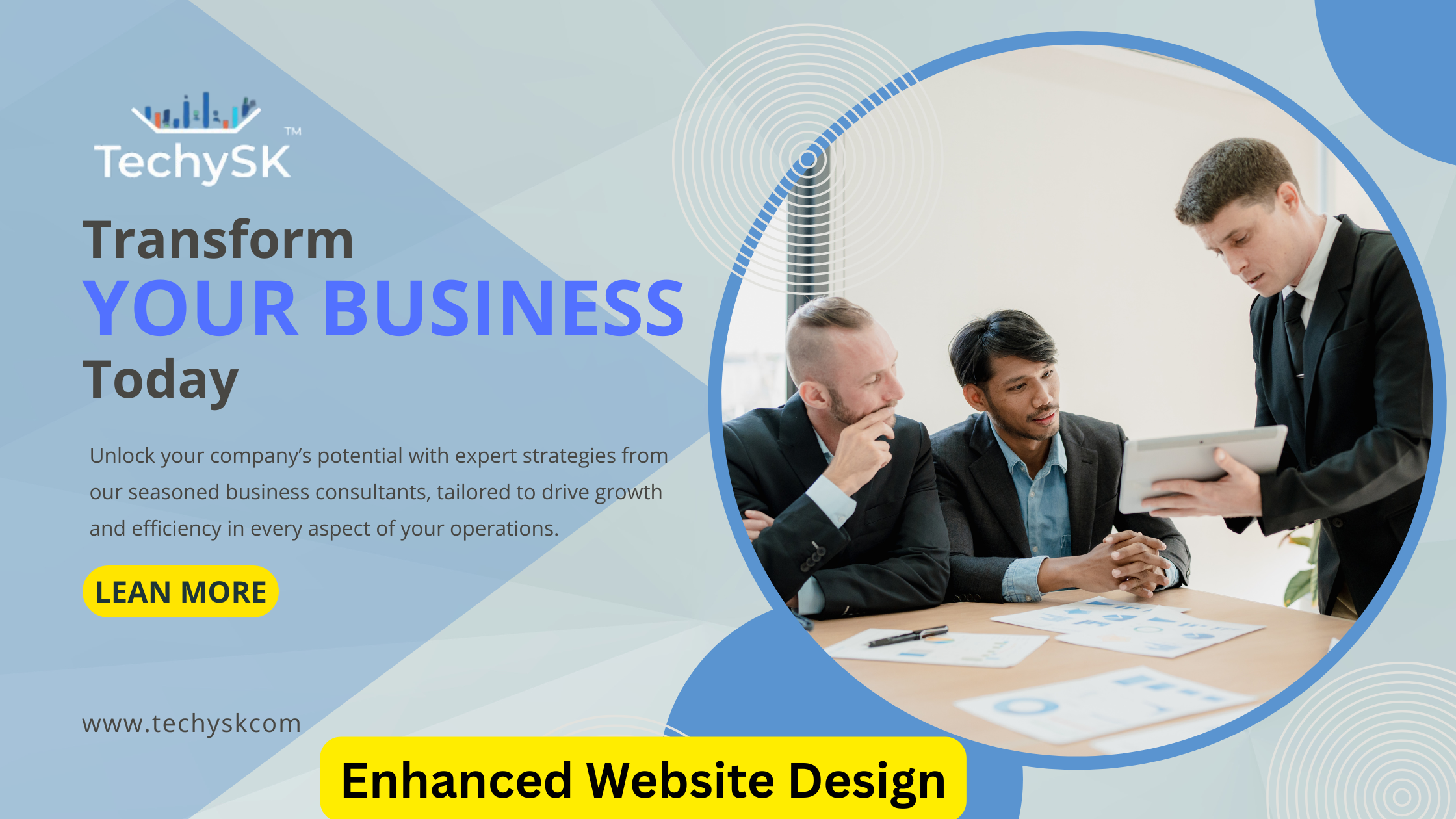 Enhanced Website Design.