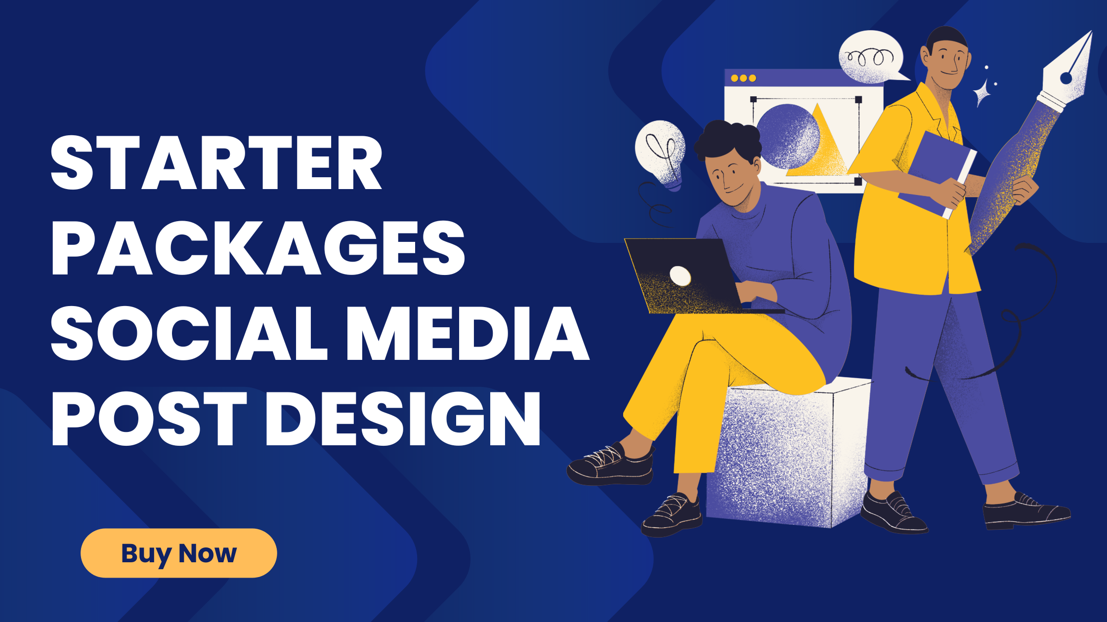 Starter packages Social Media Post Design.
