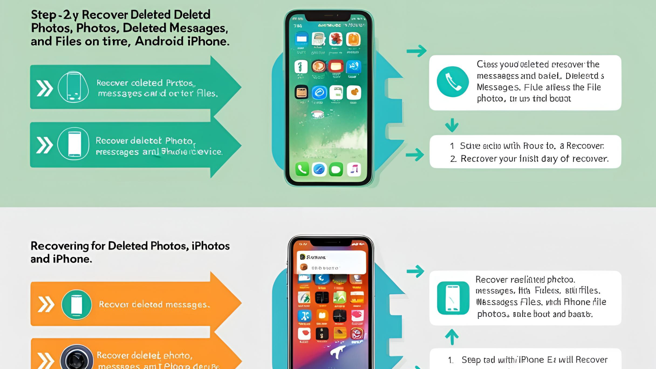 Step-by-Step Guide Recover Deleted Photos, Messages & Files on Android & iPhone